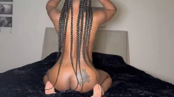 Ebony Bubble Butt Woman Dick Ride
