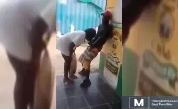 African Slut Hooker Sucking Dick Outside