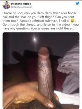 Apostle Suleiman's dick photos/videos leaked by Stephanie Otobo on Twitter