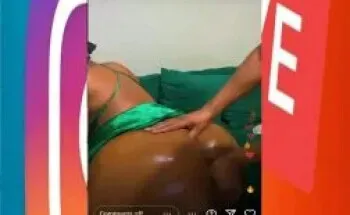 Gugu Big Booty Ebony Instagram Star Big Butt Oil Massage
