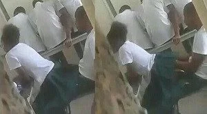 Konji-hooked Ghana SS2 Students Nacking inside Class