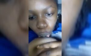 Sextape leak: Unijos Babe Anita Micheal Sucking Her Breast