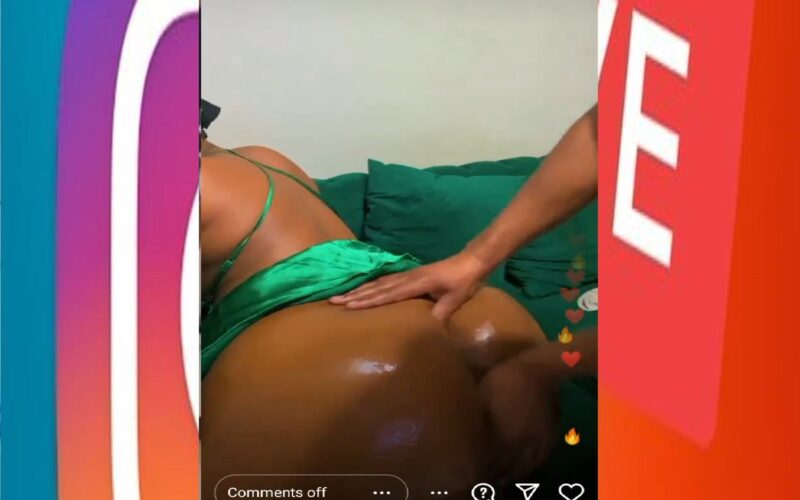 Sweet toto: Gugu Big Booty Ebony Instagram Star Big Butt Oil Massage